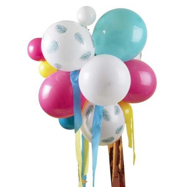 SET balnikov a sth Palmov listy/Multicolor 24ks
