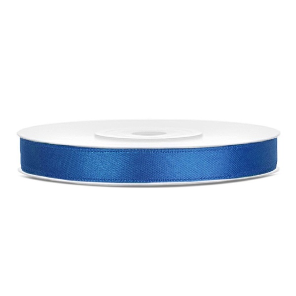 E-shop STUHA saténová 0,6 cm / 25m kráľovská modrá