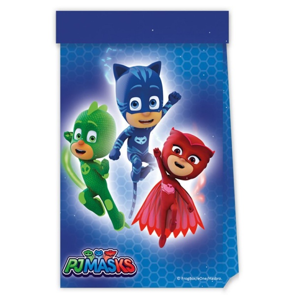 Vrecká papierové PJ Masks 4 ks