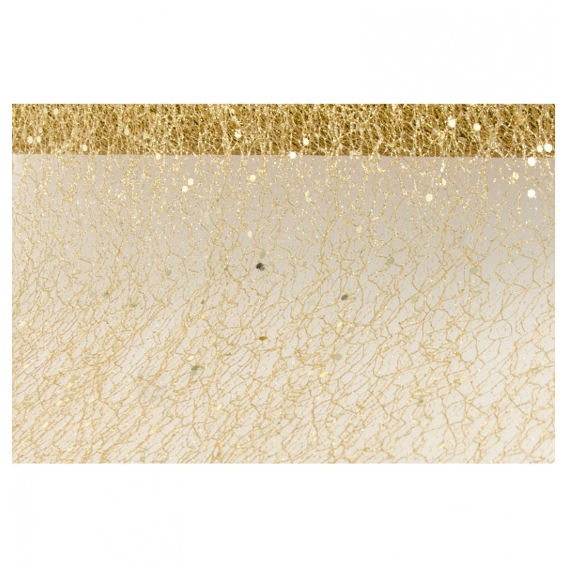 erpa na stl pavuinkov s glitrami zlat 10 cm x 5 m
