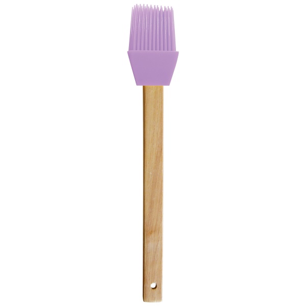 tetec siliknov na peenie s drevenou rukovou lila 23 cm