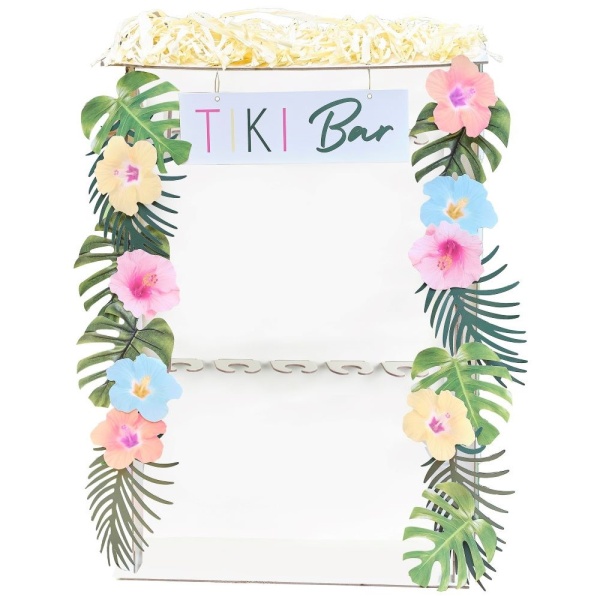 Stojan na npoje a oberstvenie Tropical TIKI Bar 90 x 40 cm