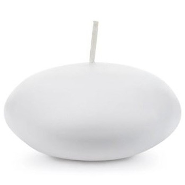 E-shop Sviečky plávajúce biele 8 cm 4 ks