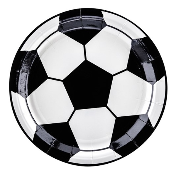 TANIERE papierové Futbal 18cm