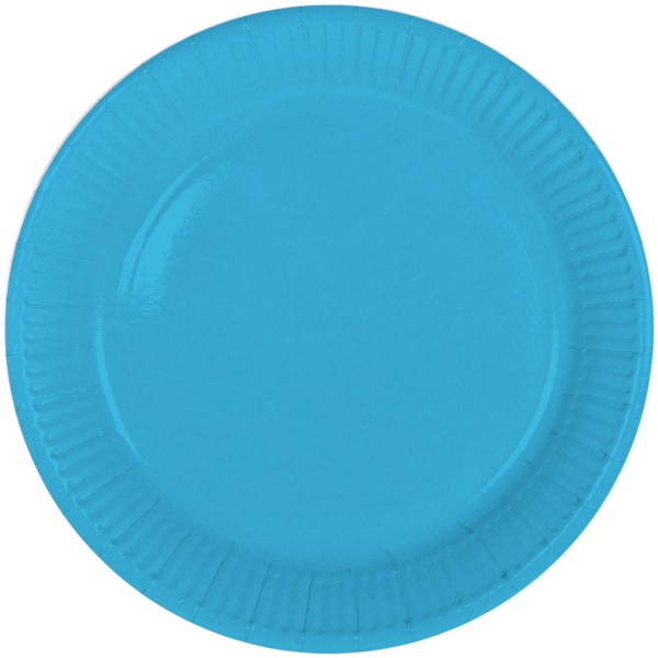 Tanieriky papierové modré 23 cm, 8 ks