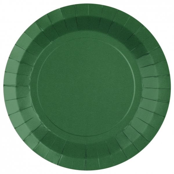 Taniere papierové tmavo zelené 22,5 cm 10 ks