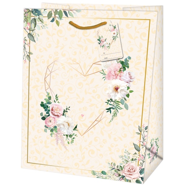 Taka darekov mal Kvety a listy 19x10,2x23 cm