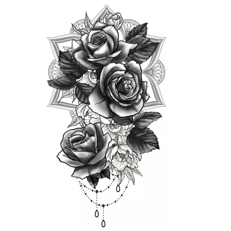 E-shop Tetovanie Ruža 14 x 30 cm