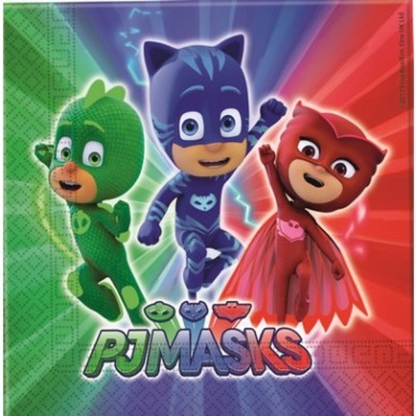 SERVÍTKY PJ MASKS 20ks