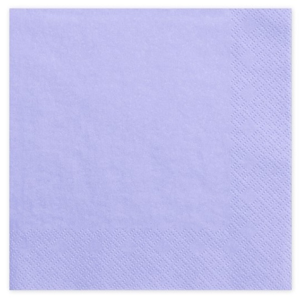 Servítky lila 33 x 33 cm, 20 ks
