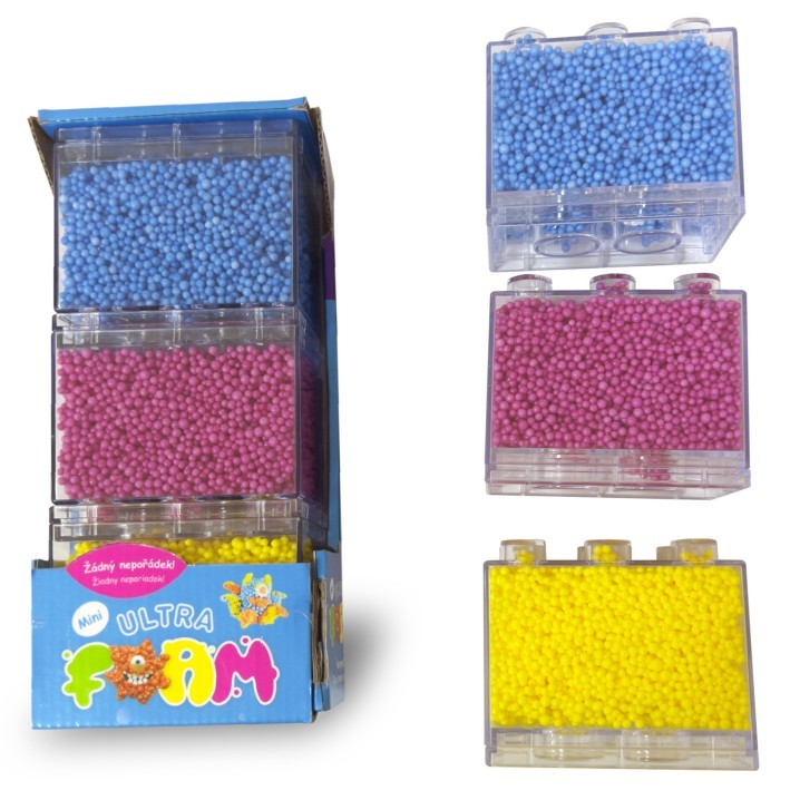 ULTRA FOAM 3 PACK - MINI (balen 3 kus modr, nachov, lut)