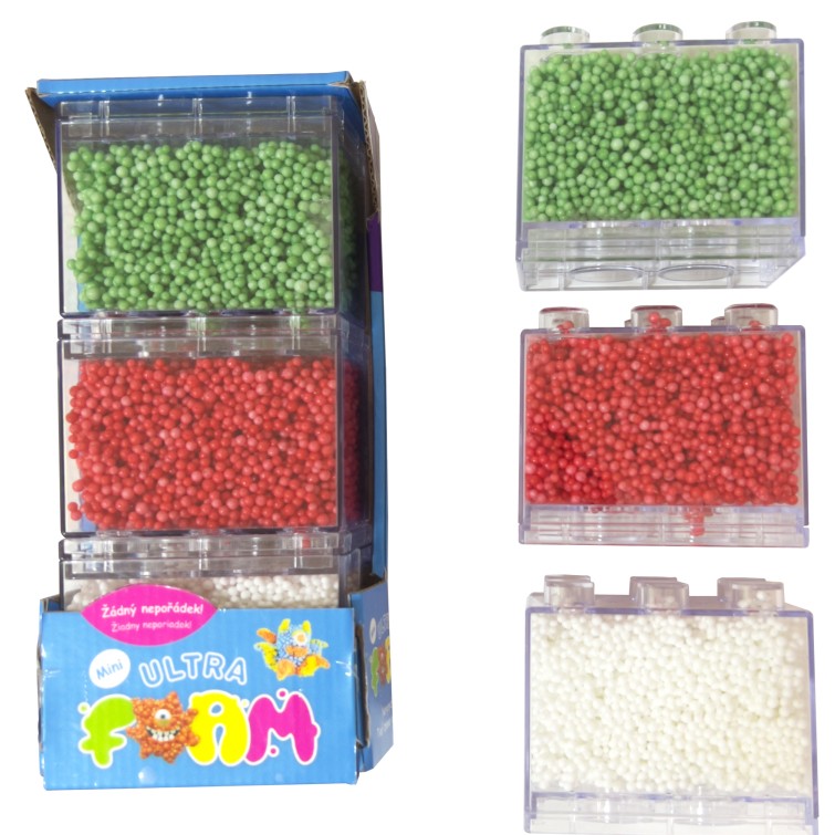 ULTRA FOAM 3 PACK - MINI (balen 3 kus zelen, erven, bl)