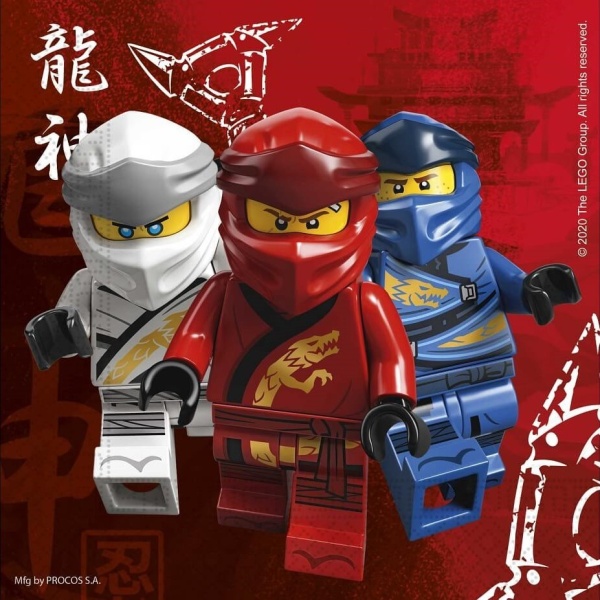 LEGO NINJAGO Servítky 33x33cm 16 ks