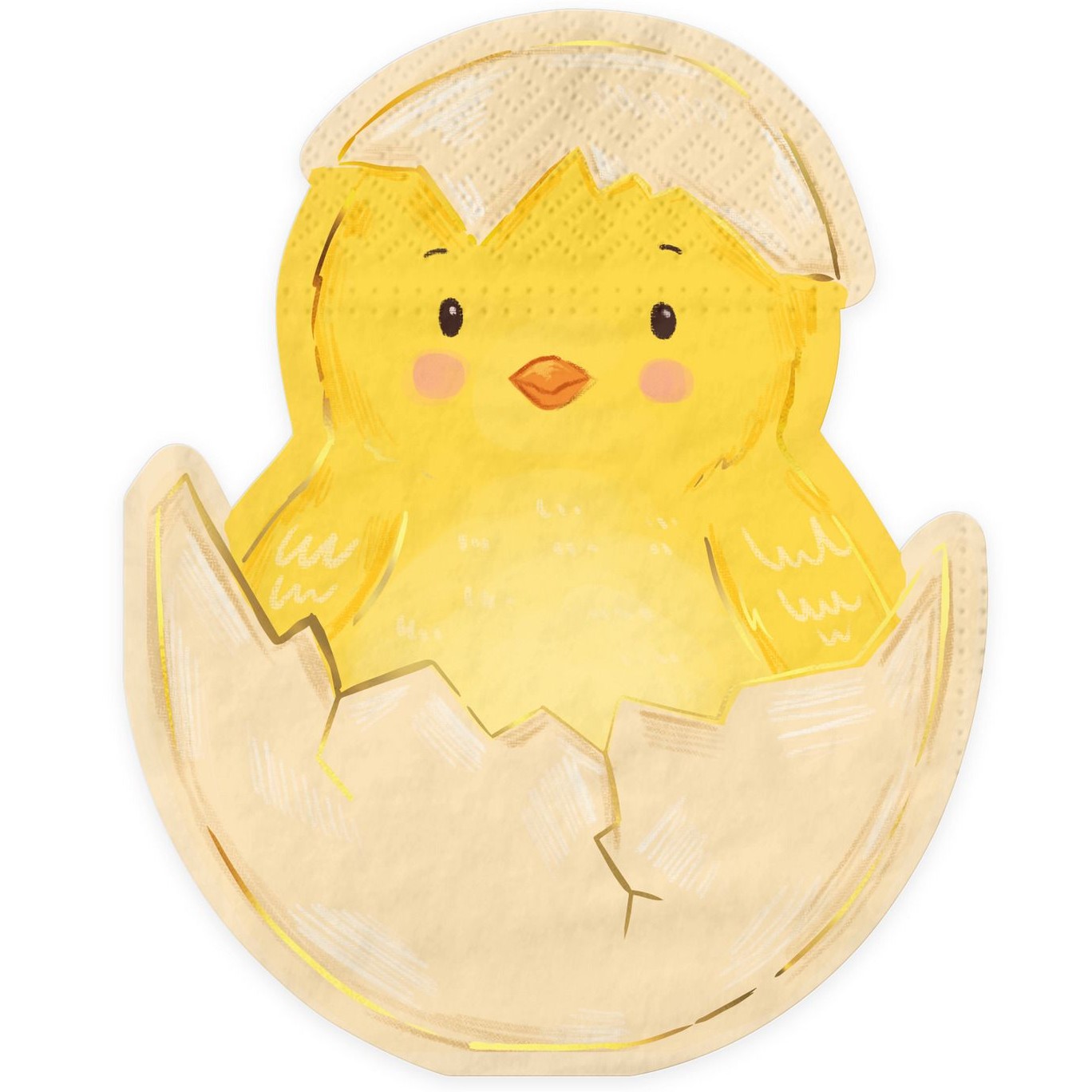 Ubrousky Velikono�n� s ku��tkem 13 cm x 16,5 cm, 10 ks