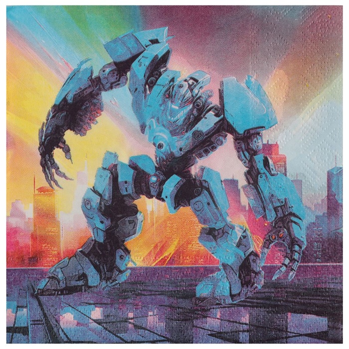 Ubrousky papírové Autorobot 33x33cm 20ks