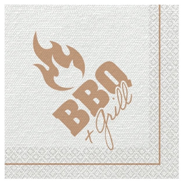 Ubrousky paprov BBQ & Grill Party bl 33 x 33 cm 16 ks
