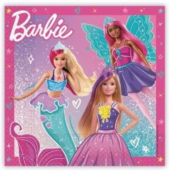 Servtky papierov Barbie Fantasy 33 x 33 cm 20 ks