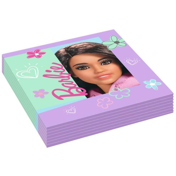 Servtky papierov Barbie Sweet Life 33x33 cm, 16 ks