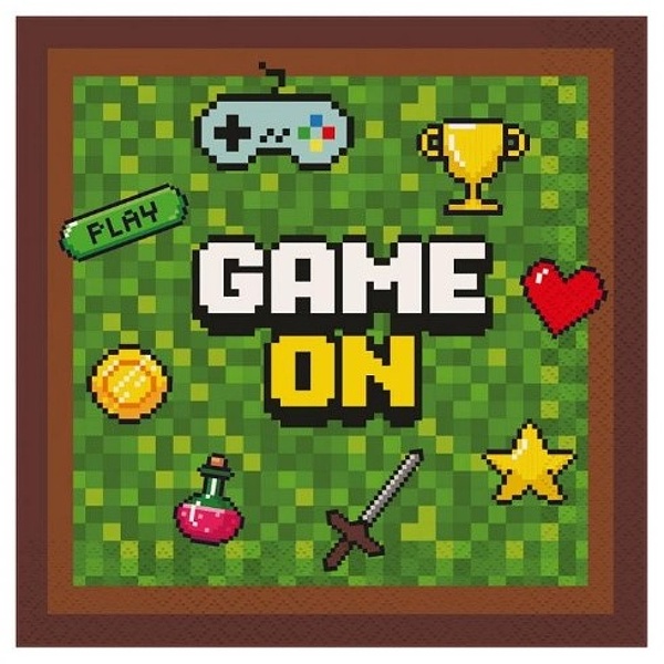 Ubrousky paprov Game On 33 x 33 cm 20 ks