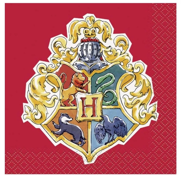Servítky papierové Harry Potter 24,7 x 24,7 cm - 16 ks