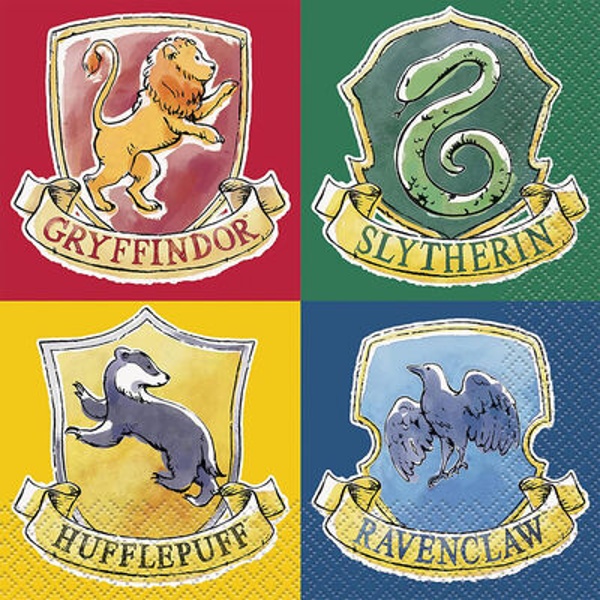 Servítky papierové Harry Potter 32,3 x 32,3 cm 16 ks