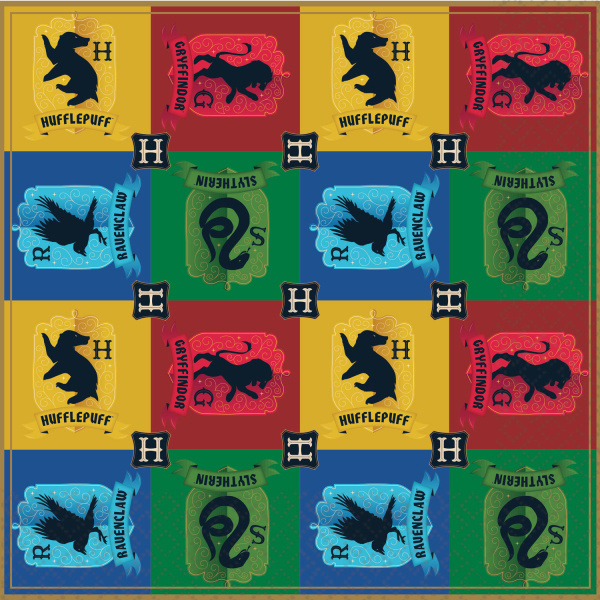 Servtky papierov Harry Potter House 33 x 33 cm 16 ks