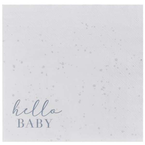 Servítky papierové Hello Baby Neutral 16,5x16,5 cm (16 ks)