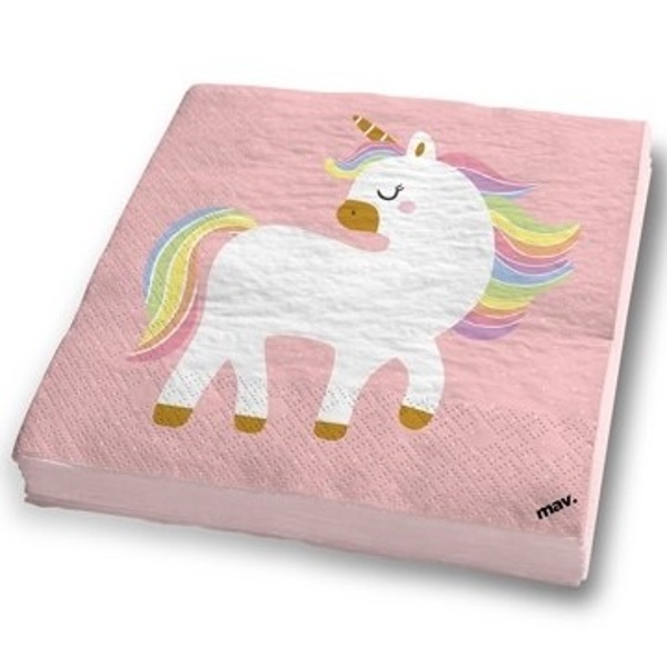 Servtky papierov Kzeln de s jednorocom 33 x 33 cm 20 ks