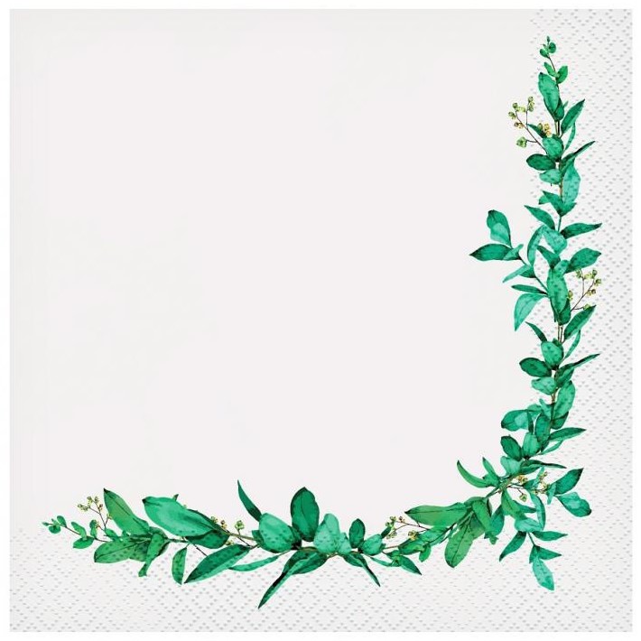 Servtky papierov Lstoky 33 x 33 cm 20 ks