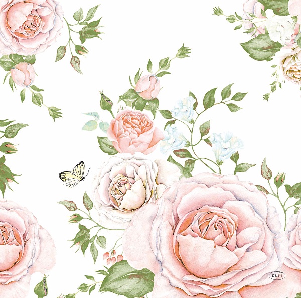 Servtky papierov Rose Glory 33 x 33 cm 20 ks