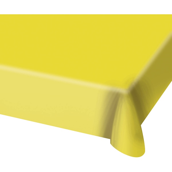 Obrus plastový žltý 130 x 180 cm