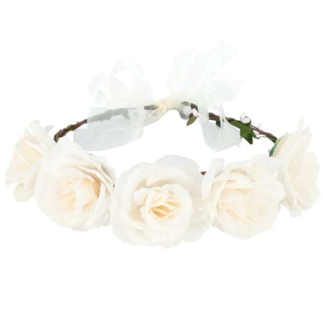 Venček kvetinový Biele ruže
