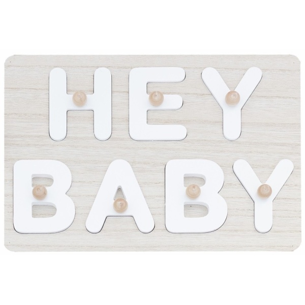 Skladaka dreven Hey Baby ako kniha host 21,6x30 cm