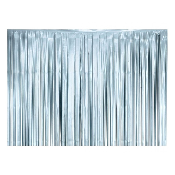 E-shop Záves fóliový matný svetlo modrý 100 x 200 cm