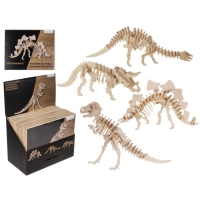 3D puzzle dreven Dinosaurus mix motvov 12x30 cm