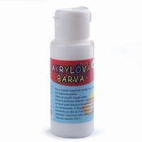 Akrylov farba biela 60 ml, 1 ks