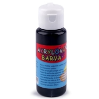 Akrylov farba 60 ml ierna 1 ks