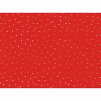 BALIACI papier červený so zlatými hviezdičkami 70x200cm
