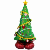 Balónik Airloonz Vianočný stromček samostatne stojaci 78 x 149 cm
