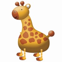 Balónik chodiaca Žirafa 89 x 109 cm