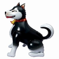 BALNIK fliov 4D Husky ierny 130cm