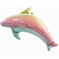 BALÓNIK fóliový Delfín dúhový 93x50cm