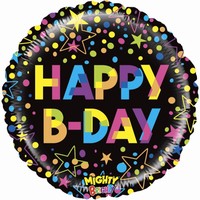 Balnik fliov Happy B-Day Mighty Colorful 53 cm