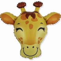 BALÓNIK fóliový Hlava žirafy 60cm