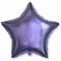 BALÓNIK fóliový Hviezda fialová 46cm