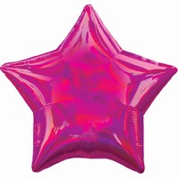 BALNIK fliov Hviezda holografick Iridescent magenta 48cm