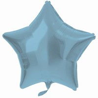 BALÓNIK fóliový Hviezda pastelovo modrá 48cm