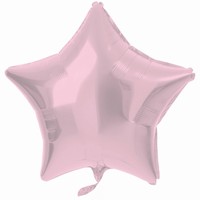 BALÓNIK fóliový Hviezda pastelovo ružová 48cm