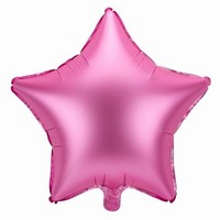 Balónik fóliový Hviezda ružová 48cm