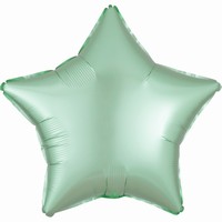 BALNIK fliov Hviezda satnov Mint green 43cm
